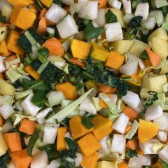 Minestrone a cubetti